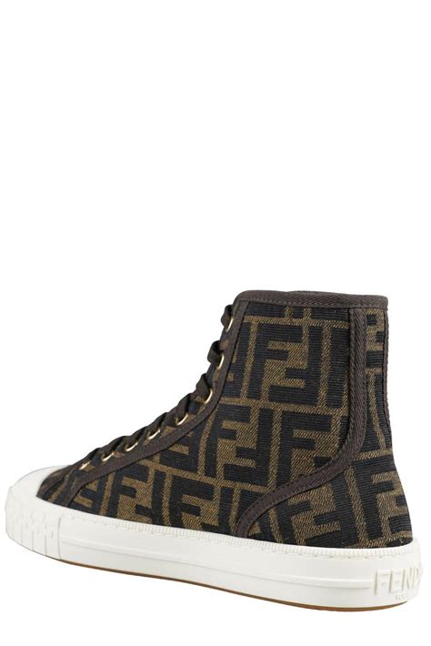 fendi designer high top sneakers.